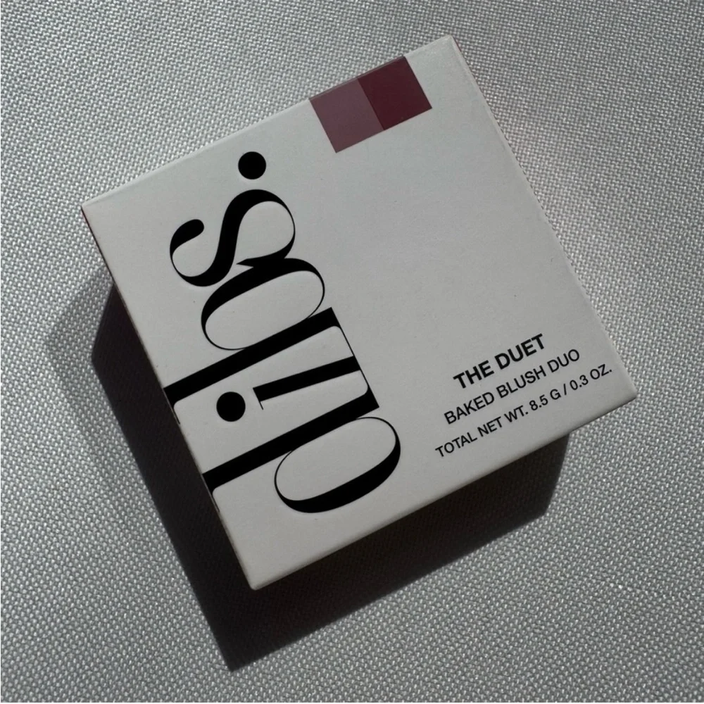 BNIB Dibs Baked Blush Duo Compact In Backstage NIB